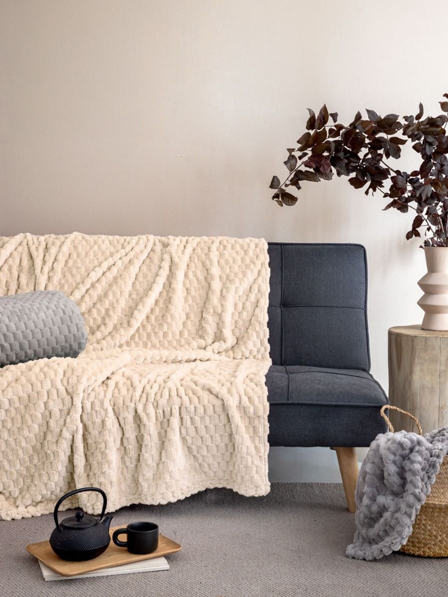 BLANKET ASTER Fleece / 160 x 220 cm