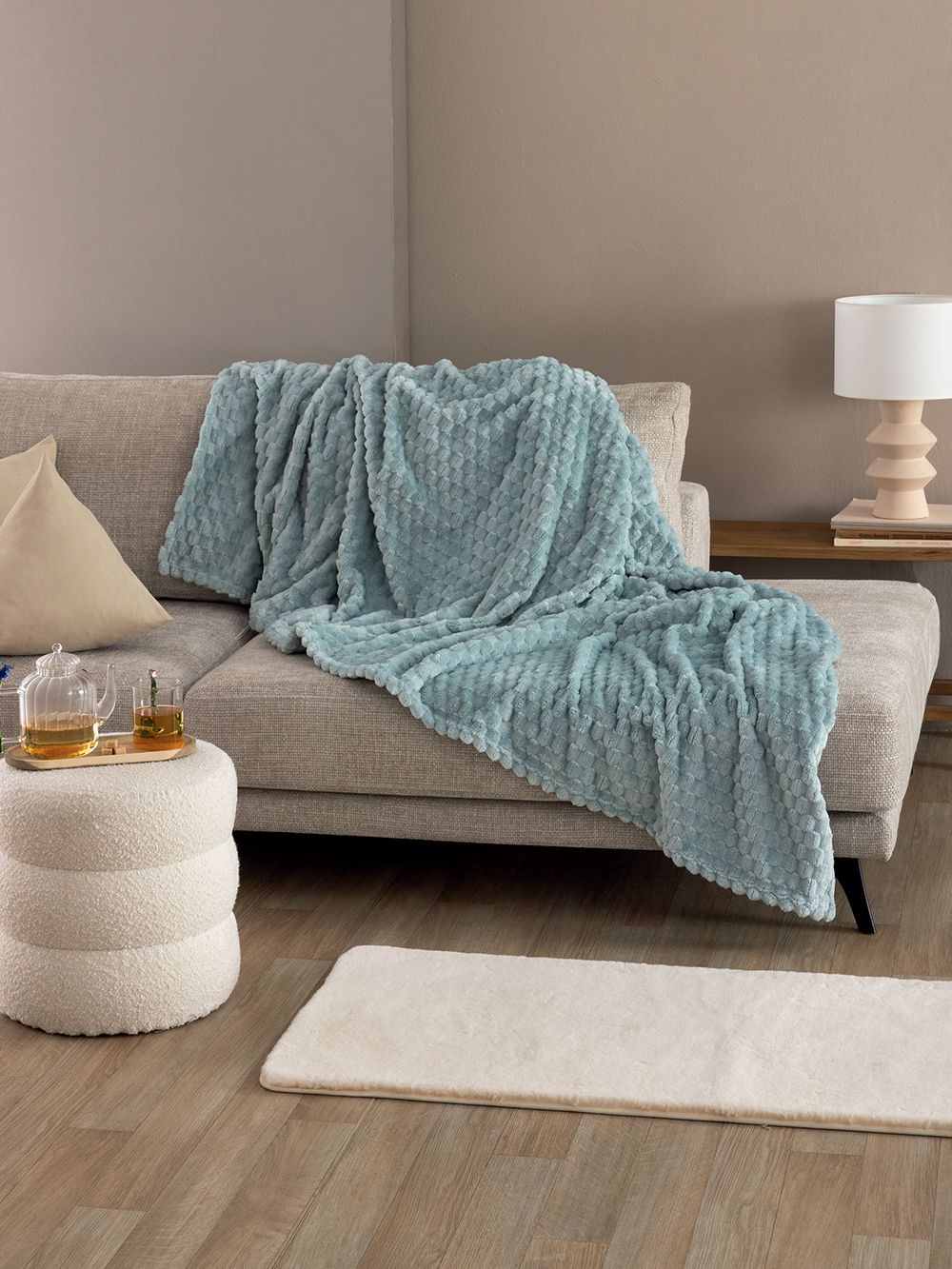 BLANKET ASTER Fleece / 160 x 220 cm